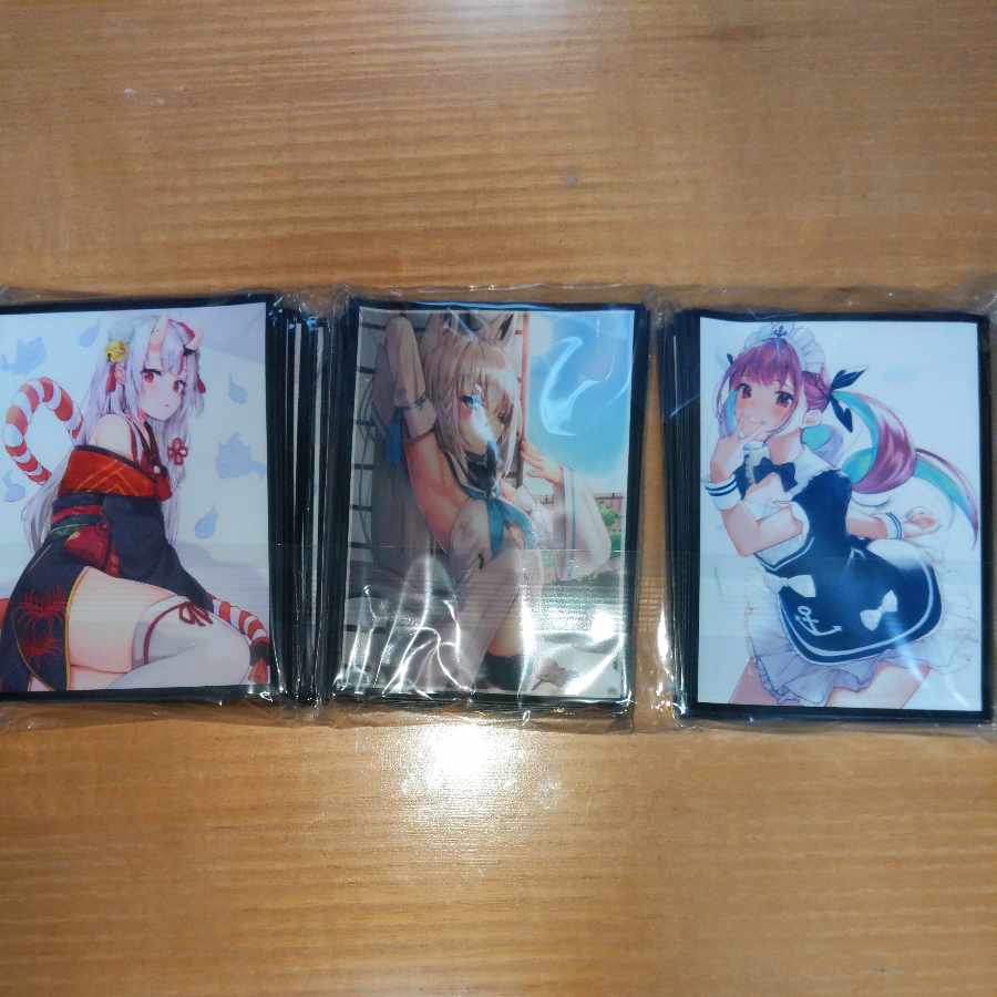 ホロライブ　白上フブキ　湊あくあ　百鬼あやめ　スリーブセット