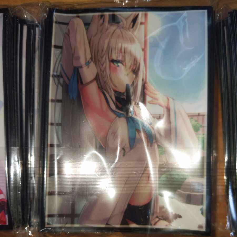 ホロライブ　白上フブキ　湊あくあ　百鬼あやめ　スリーブセット