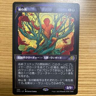 Raven Man Stained Glass