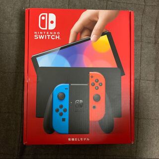 Switch 本体 有機EL JCネオン 新品未開封 1年保証有り