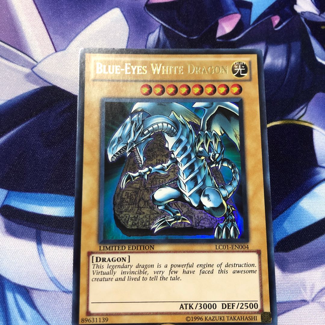 UK English Blue-Eyes White Dragon Snubbull Eyes Ho Wight Dragon LCD01-EN004