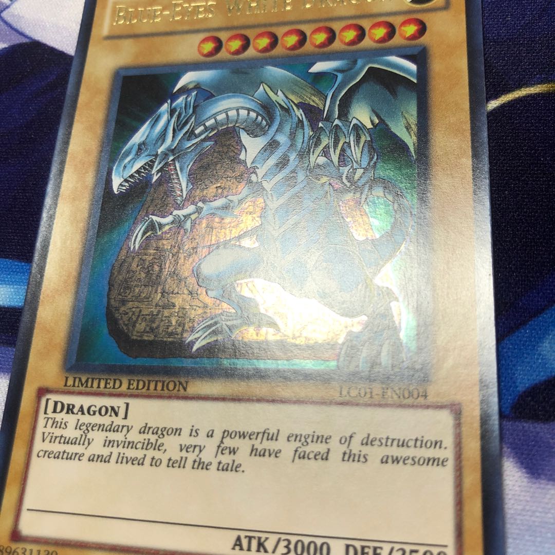 UK English Blue-Eyes White Dragon Snubbull Eyes Ho Wight Dragon LCD01-EN004