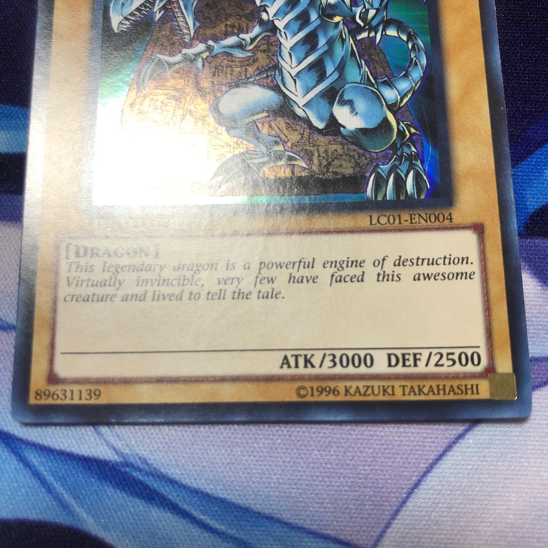 UK English Blue-Eyes White Dragon Snubbull Eyes Ho Wight Dragon LCD01-EN004