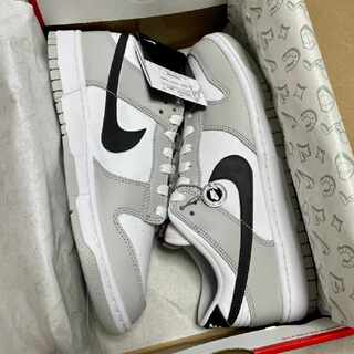 【28cm】Nike Dunk Low SE Lottery Grey Fog Light Crimson 28cm