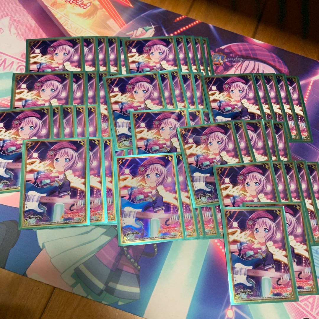 バンドリ　青葉モカプレイマット&スリーブ