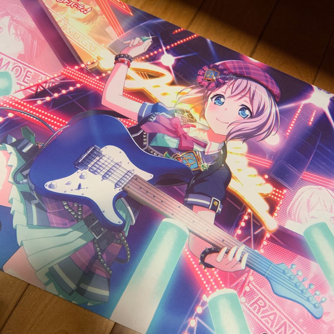 バンドリ　青葉モカプレイマット&スリーブ