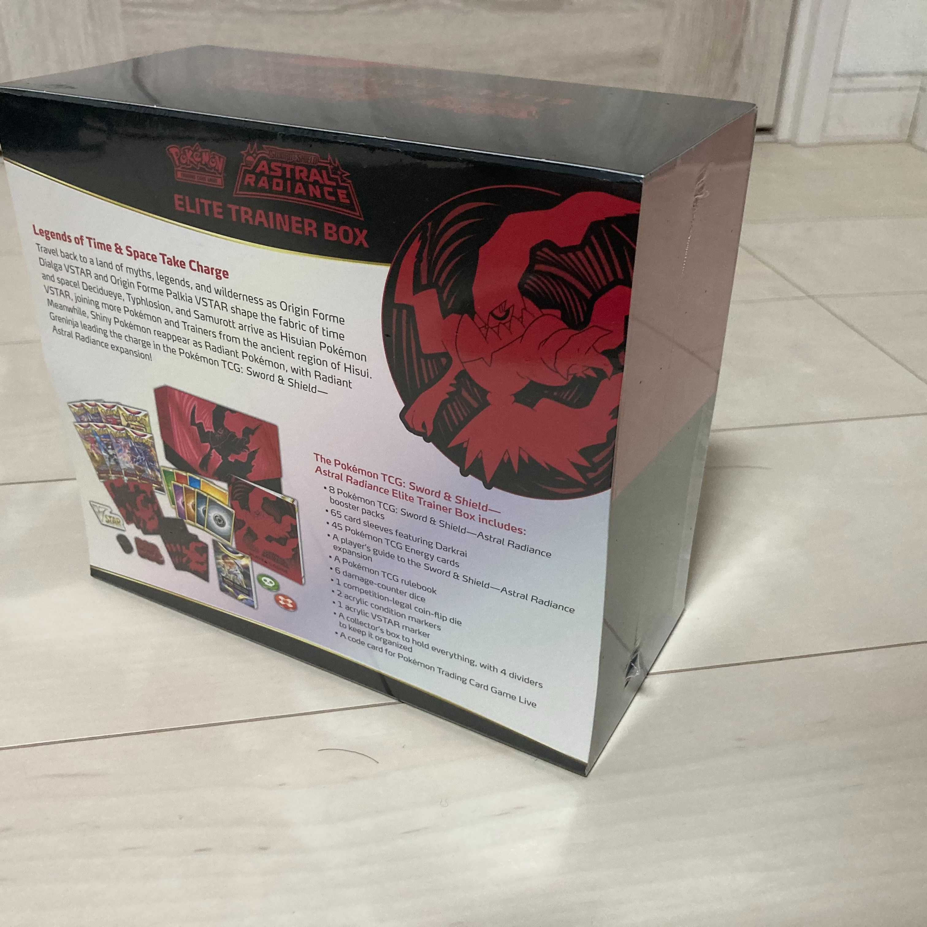 Pokémon Card Astral Radiance Ace Trainer Box Umi Out of Box