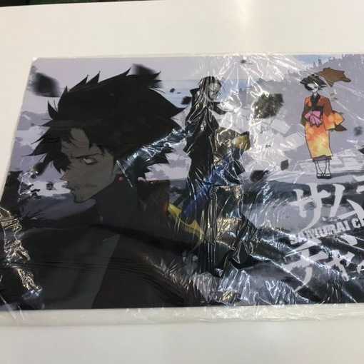 【新品未開封】サムライチャンプルー　ラバープレイマット①3人　
