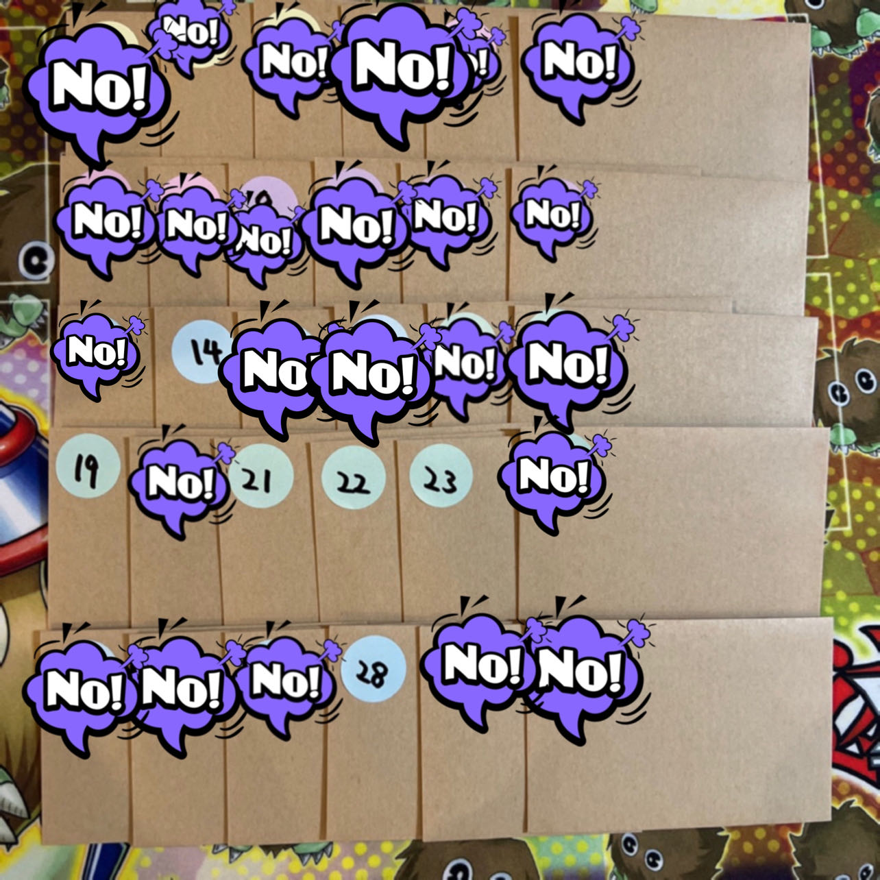 Sold out Oripa without Ray Buchi total 30p Yu-Gi-Oripa for comment