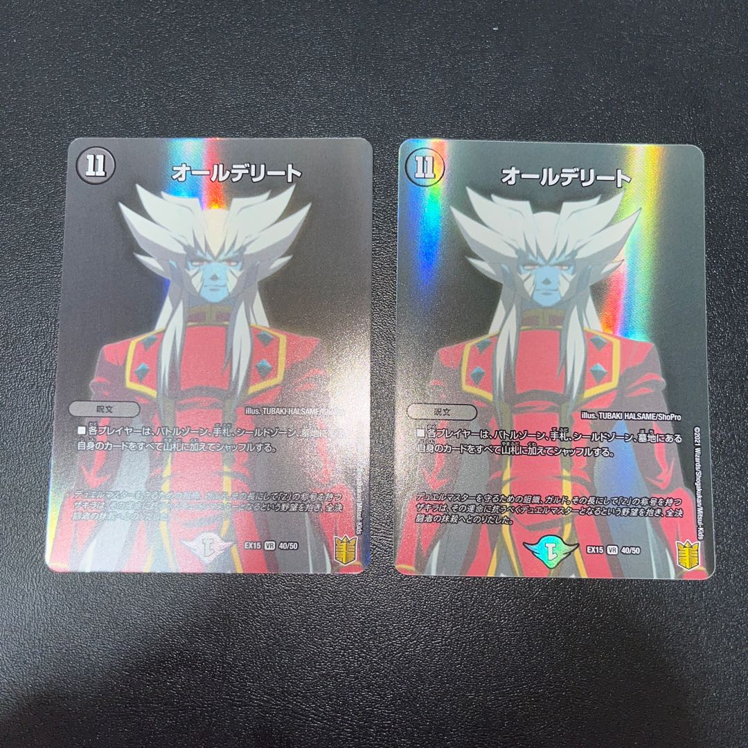 2 sheets/all delete VR 40/50 2枚