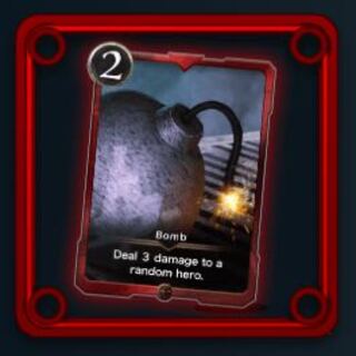 赤Ⅲスピリット　召喚時:ボムを３枚相手の手札に加える