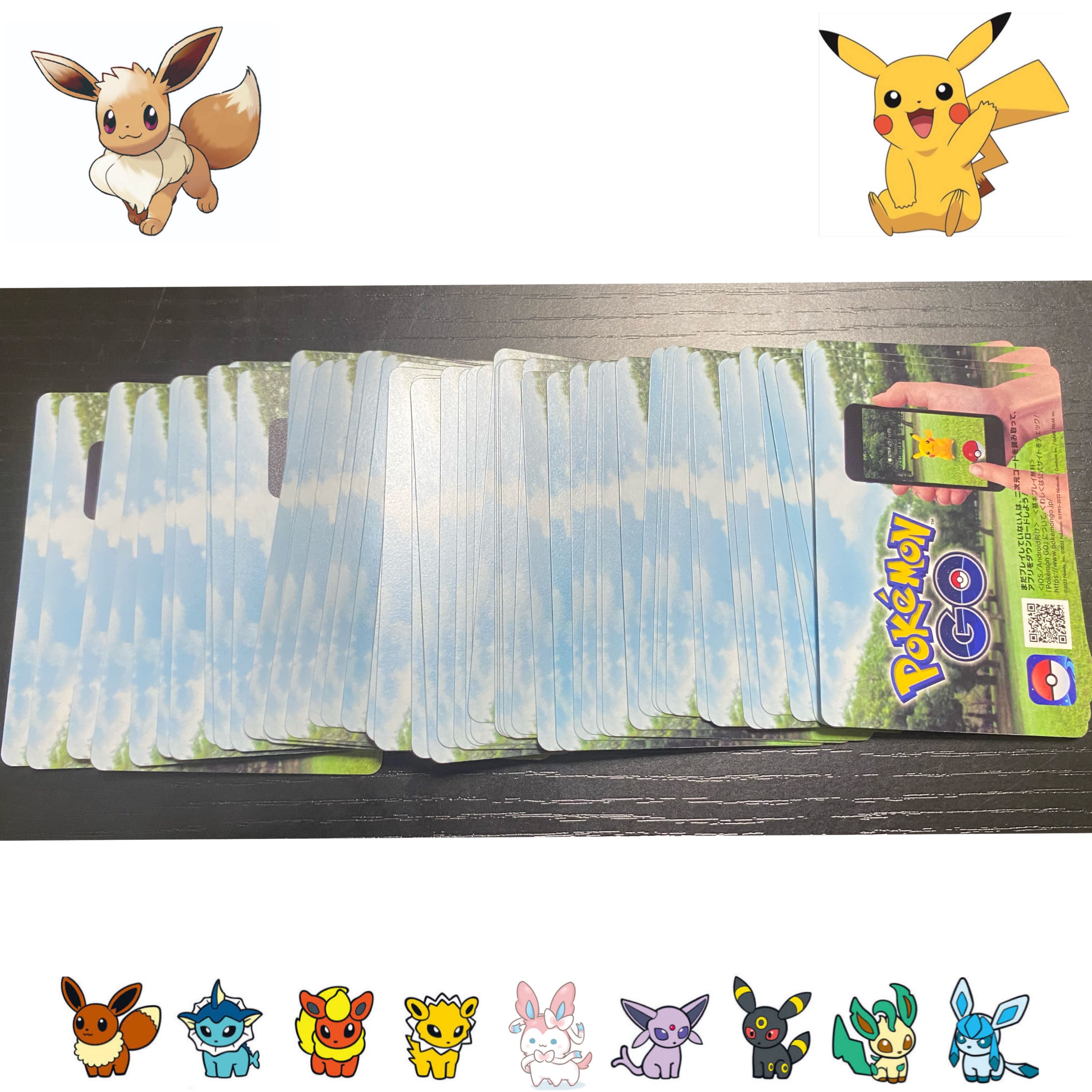 Set of 21 Pokémon GO Promotional Codes