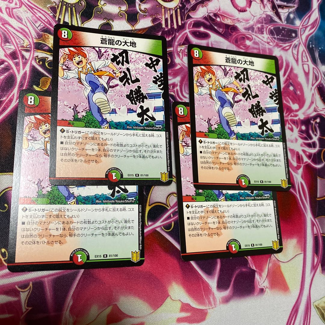 蒼龍の大地 4枚