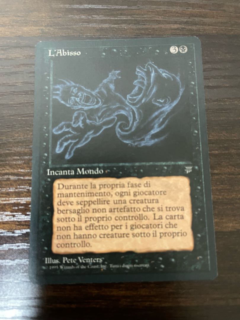 Limited price until 9/30 / The Abyss Italian edition Legend