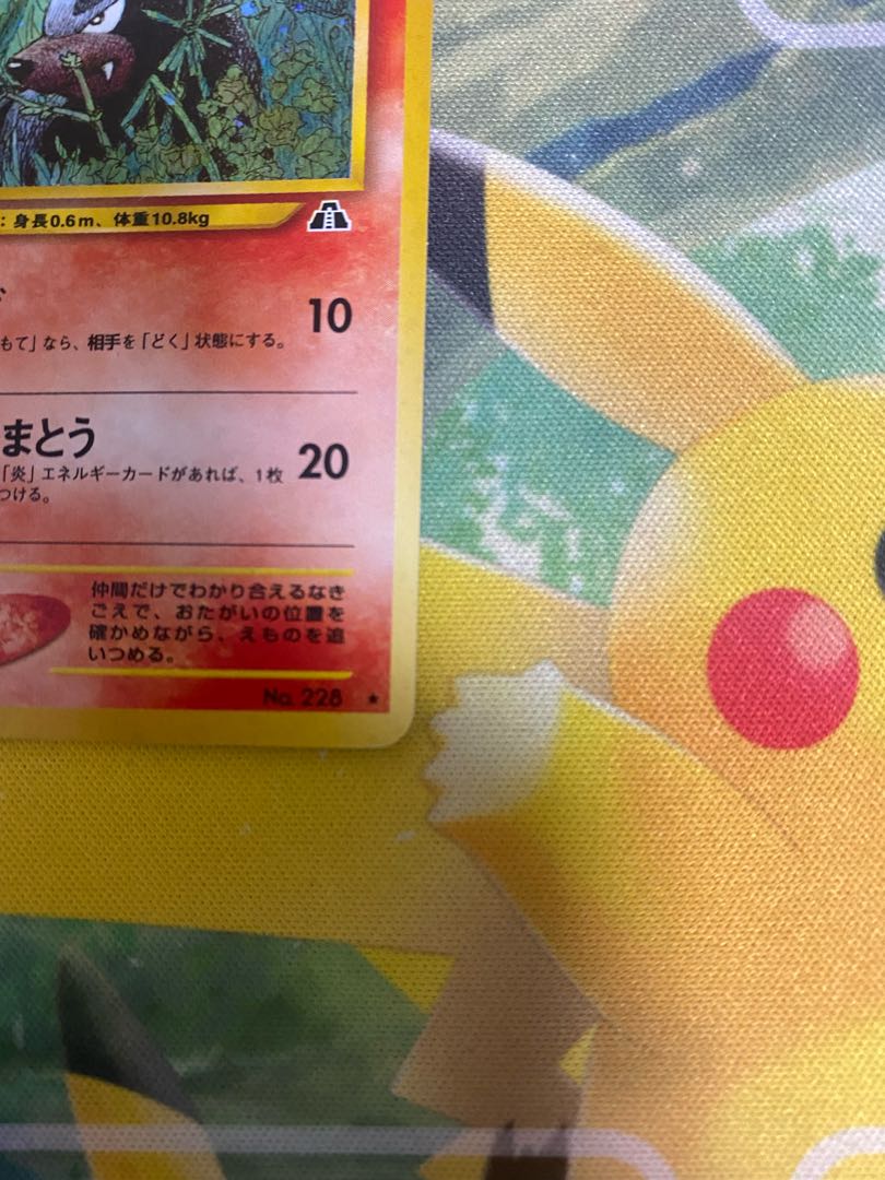 Pokemon Card Old Back Houndour