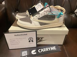 トラヴィス・スコット × ナイキ エアジョーダン 1 ロー "リバース モカ DM7866-162 25.5cm