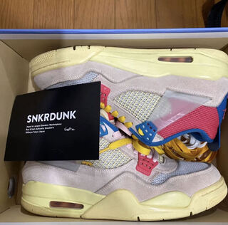 UNION × NIKE AIR JORDAN 4 "GUAVA" 27cm