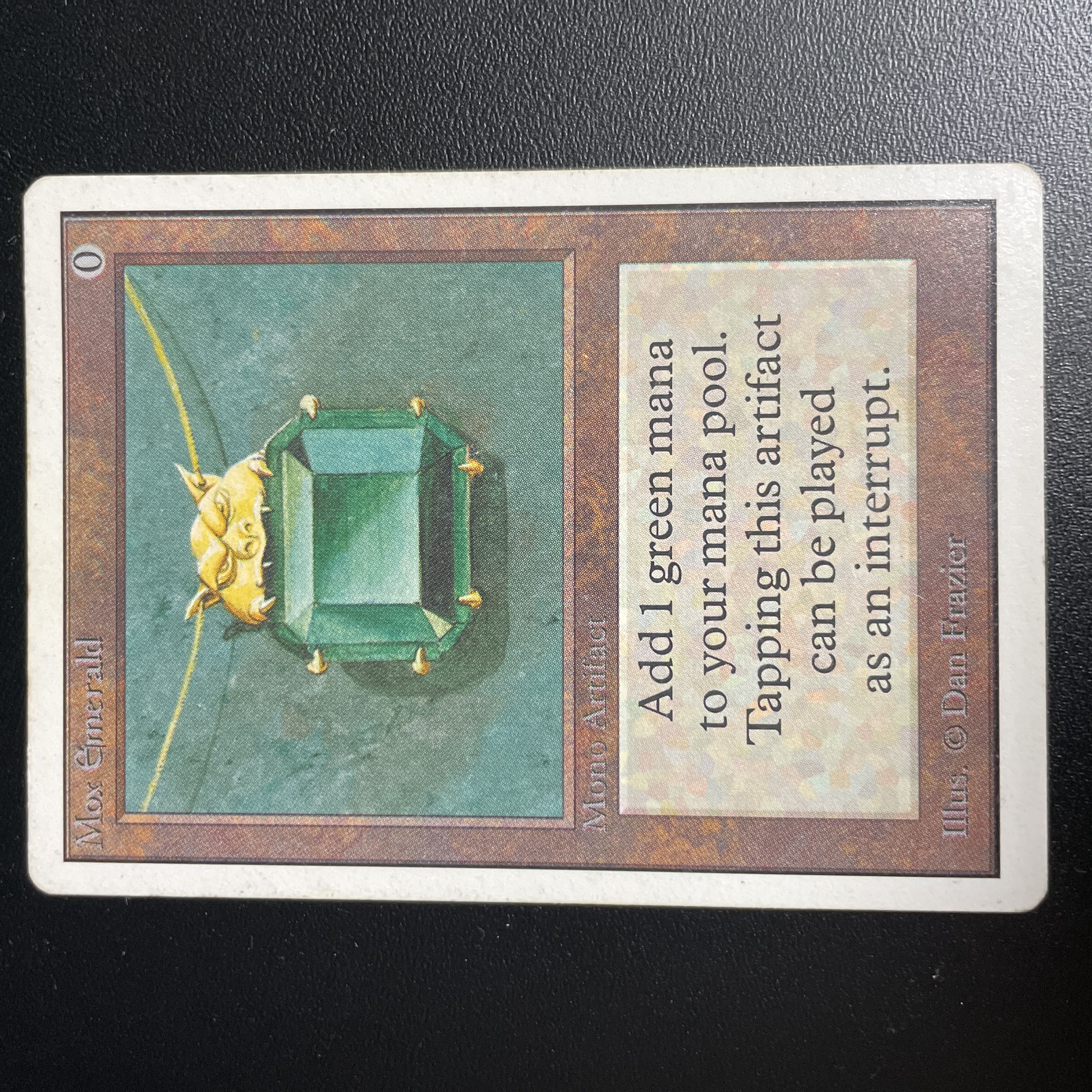 Mox Emerald 2ED 状態MP (Light Crease)