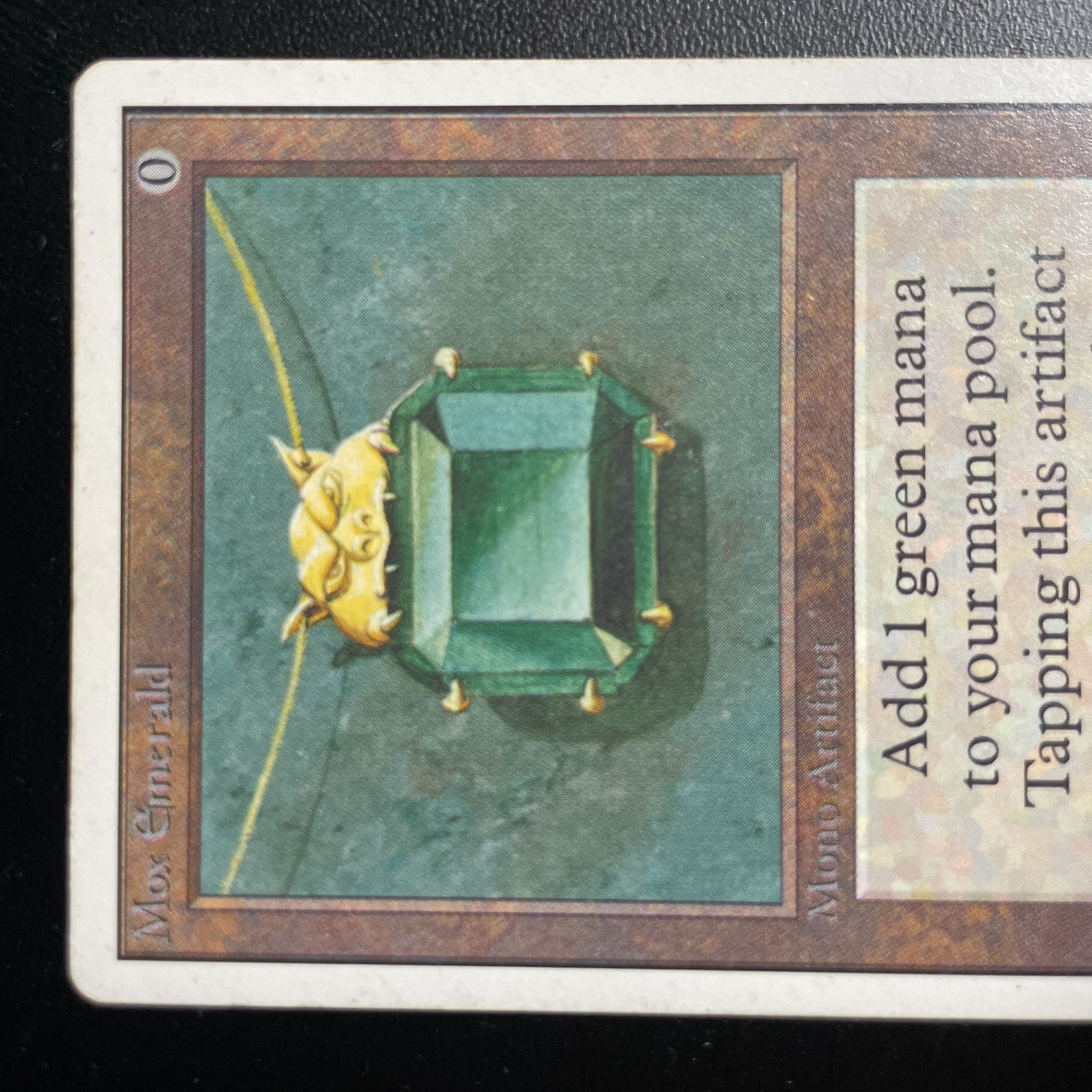 Mox Emerald 2ED 状態MP (Light Crease)