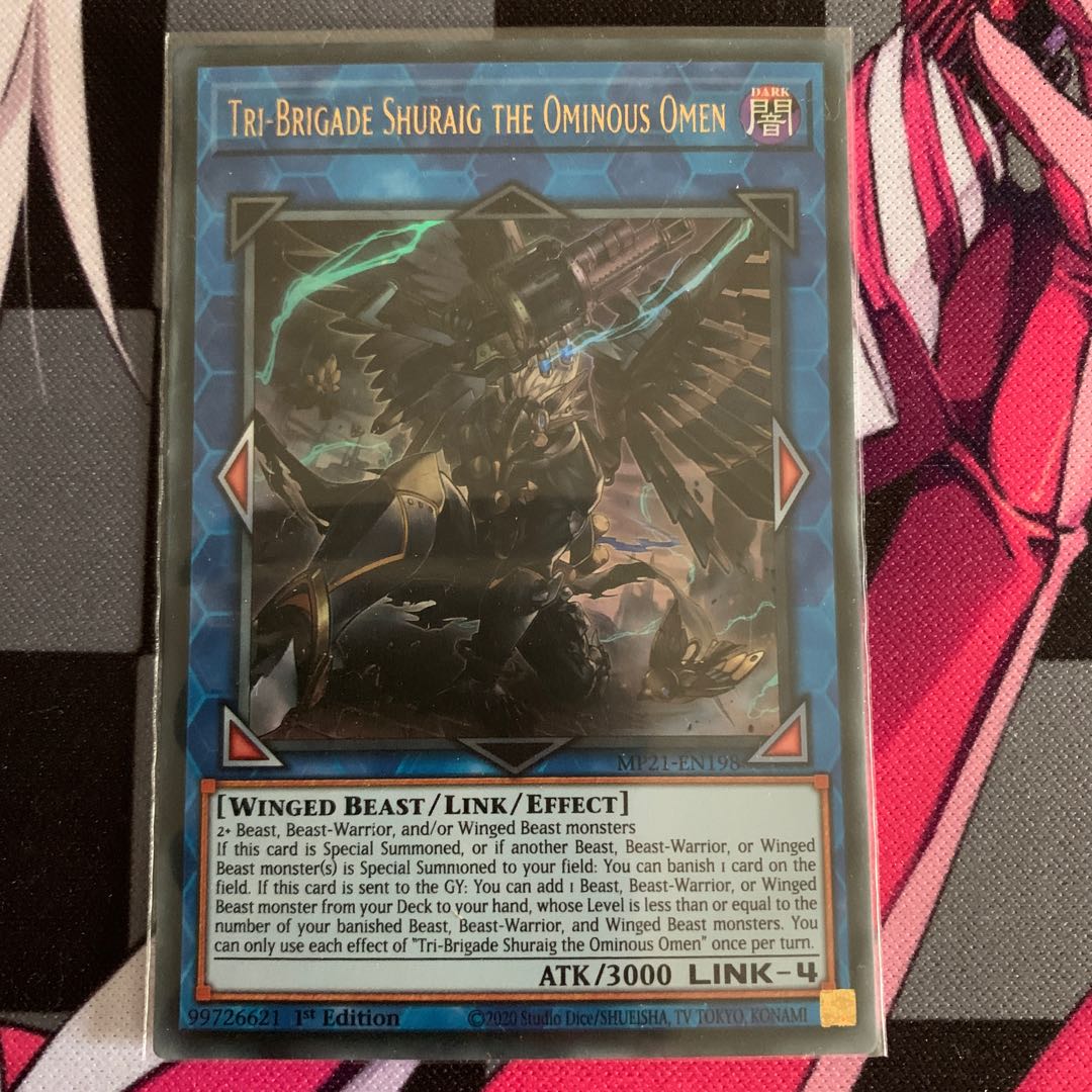 Yu-Gi-Oh! Umi Gaiban] Tri-Brigade Shuraig the Ominous Omen Ultra Rare