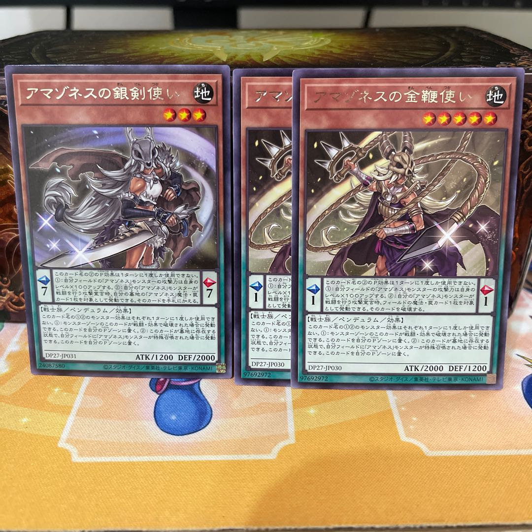 No.1104 P屋　アマゾネスの銀剣使い 【レア】、アマゾネスの金鞭使い 【レア】