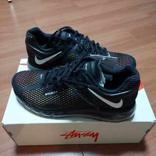 【28.0cm】Stussy x Nike Air Max 2013 "Black"　ステューシー/ナイキ/エアマックス 28cm