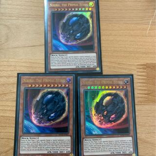 Nibiru, the Primal Being Ultra Rare Umi Outside Edition Set of 3