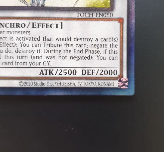 スターダスト・ドラゴン 英語（北米版）TOCH コレクターズレア  良品 1枚