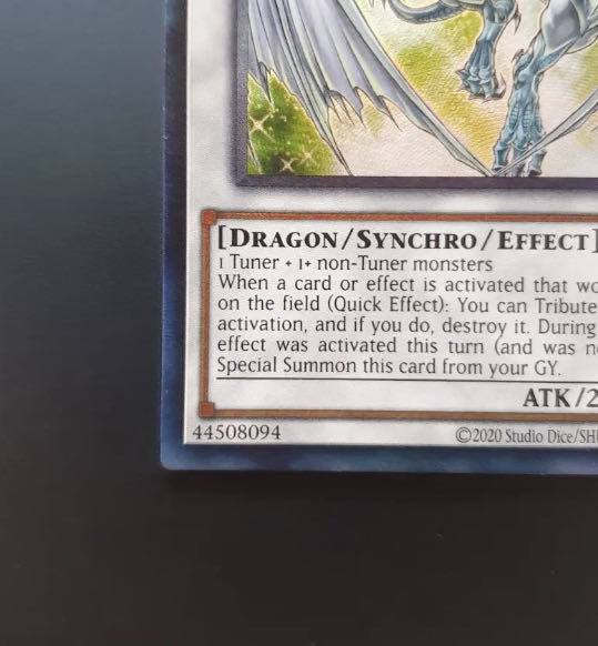 スターダスト・ドラゴン 英語（北米版）TOCH コレクターズレア  良品 1枚