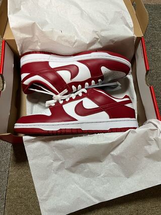 NIKE dunk low gym red 27.5cm