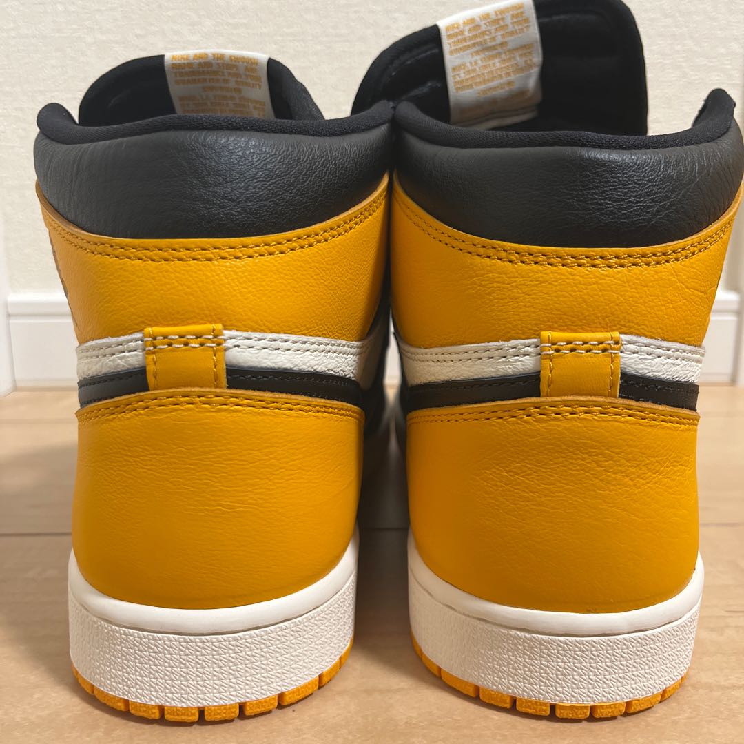 Nike Air Jordan 1 Retro High Og "Yellow Toe" Black/Taxi HoWight 555088-711 27cm