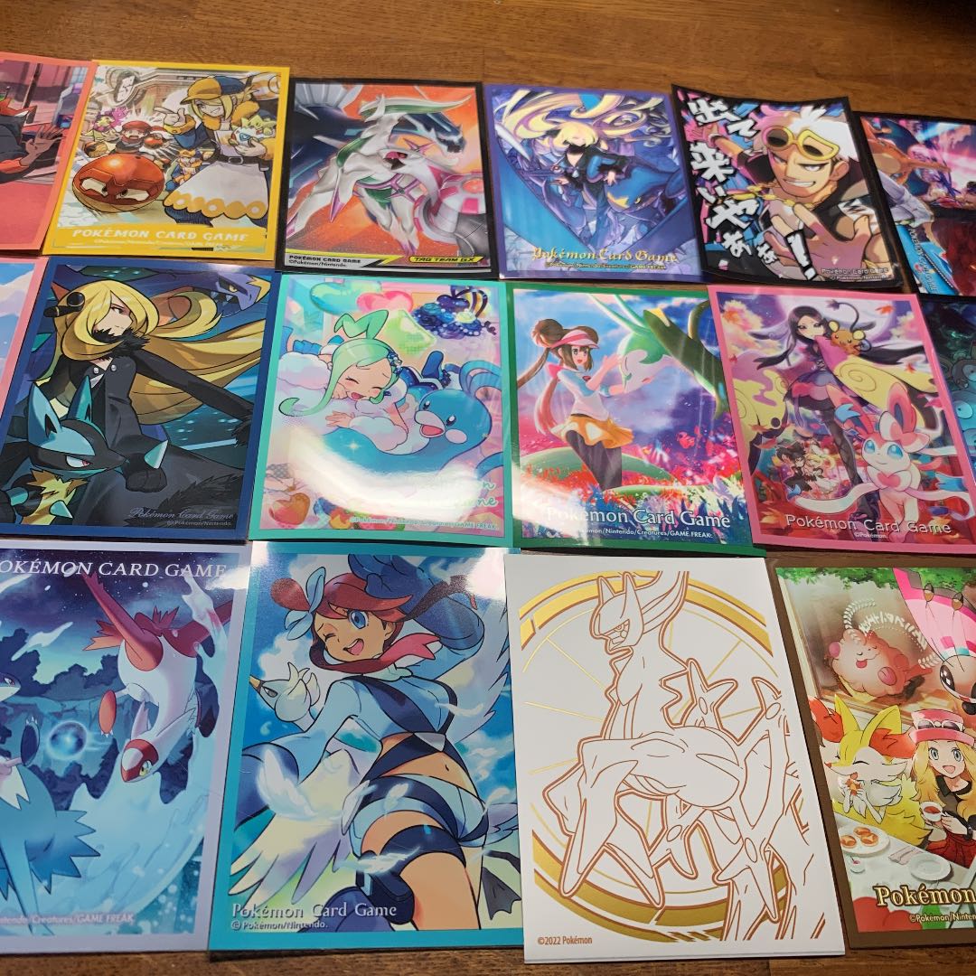 Set of 26 Pokemon sleeves