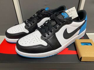 ナイキ エアジョーダン 1 ロー Og "Unc" ユニバーシティ ブルー/ブラックホワイト CZ0790-104 27cm