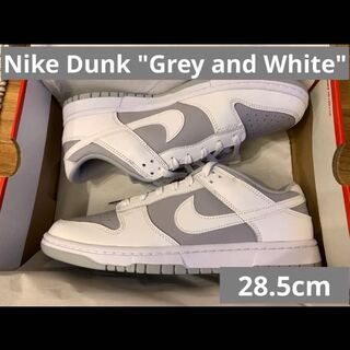 Nike Dunk Grey and Whiteナイキダンクグレーホワイト 28.5cm