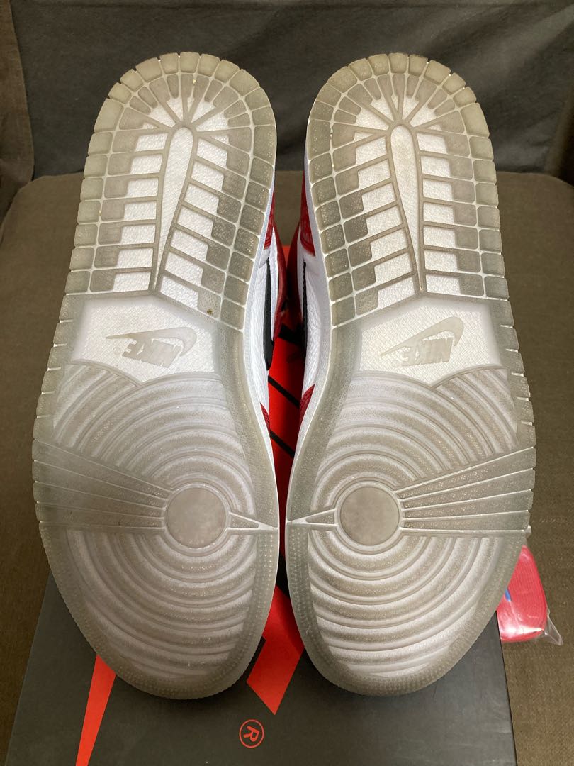 Spider-Man x Nike Air Jordan 1 Origin Story "Jim Red/Ho Wight Photo Snubbull Black" 28.5cm