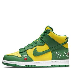 Supreme Nike SB Dunk High By Any Means Brazil 28cm