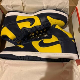 NIKE dunk hi michigan ナイキ　ダンク　ハイ　ミシガン 29.5cm