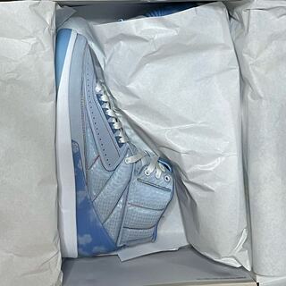 J. バルヴィン × ナイキ エアジョーダン2 レトロ SP "セレスティンブルー/ホワイトマルチカラー" マルチカラー DQ7691-419 25cm