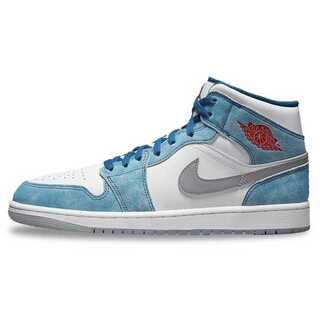 [26.0cm] Nike Air Jordan 1 Mid SE "White/Hyper Royal/Red" ナイキ エアジョーダン1 ミッド SE ホワイト ハイパーロイヤル レッド 26cm
