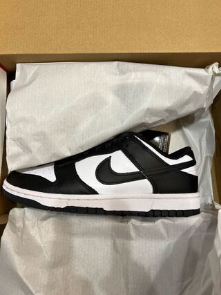 ナイキ ダンク ロー レトロ ホワイト/ブラックホワイト DD1391-100 25cm