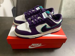 Nike Dunk Low Chenille Swoosh "Grand Purple" 27cm