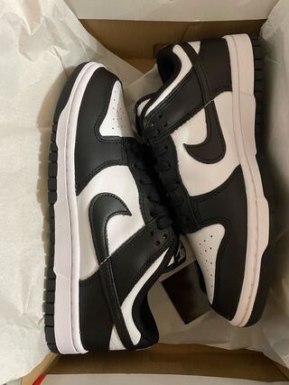 ナイキ ダンク ロー レトロ ホワイト/ブラックホワイト DD1391-100 24.5cm