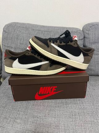Travis Scott × Nike Air Jordan 1 Low 27cm