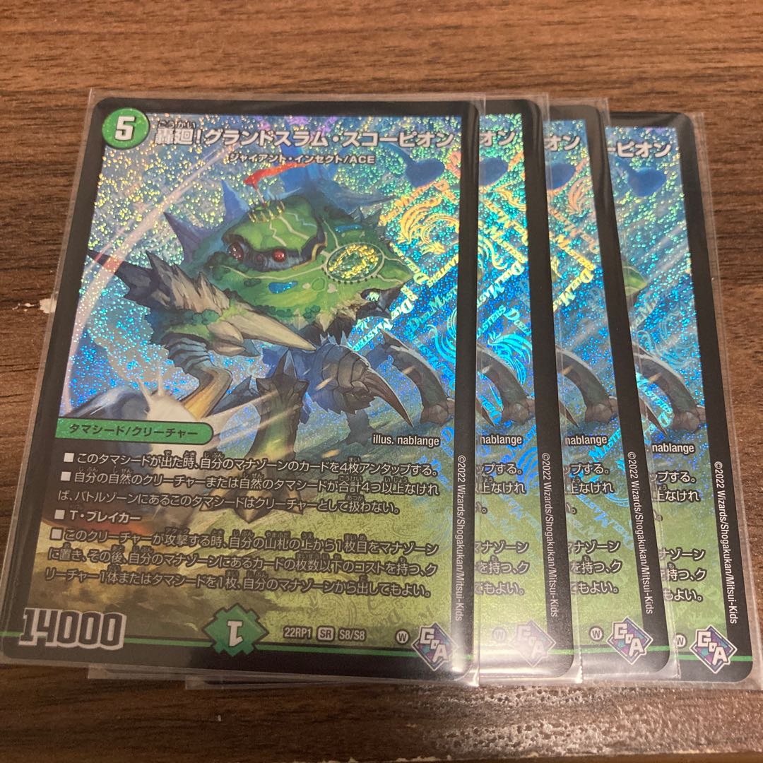 Roaring turn! Grand Slam Scorpion SR S8/S8 Set of 4