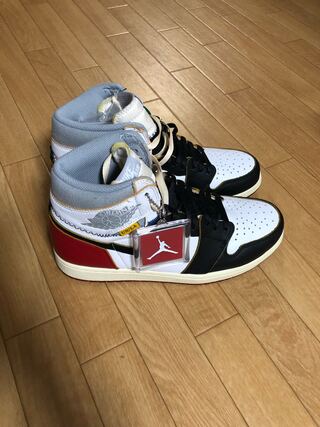 UNION × NIKE AIR JORDAN 1 RETRO HIGH OG NRG VARSITY RED/WOLF GREY 27.5cm