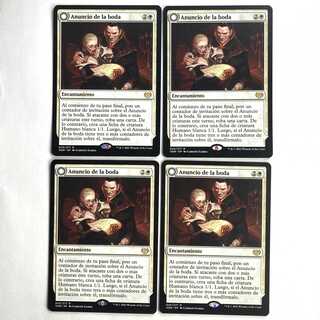 Wedding Announcement Rare 045/277 Spanish Set of 4