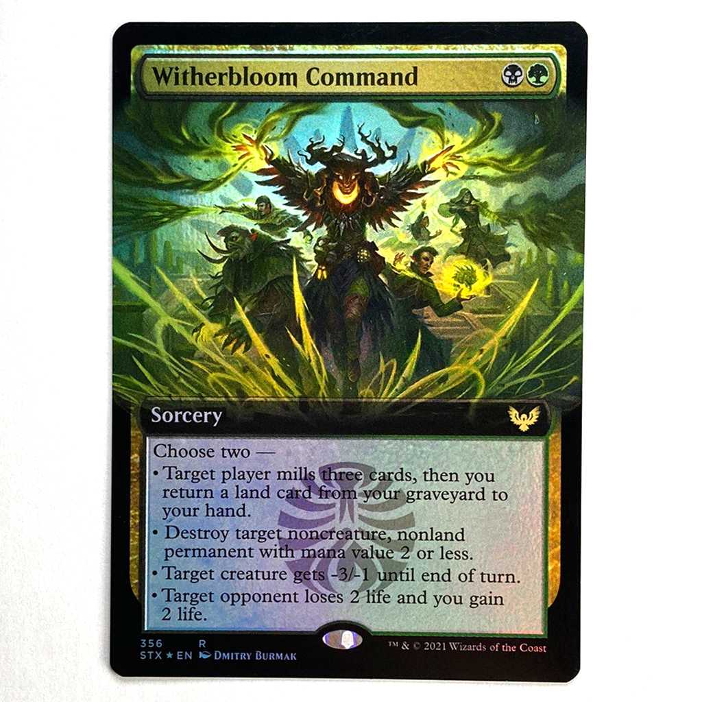 Witherbloom Command Rare 356/275 Strixhaven: Institute of Magic Extended English Foil