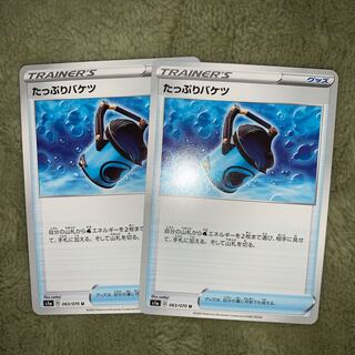 たっぷりバケツ2枚