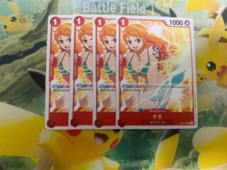 ワンピースカードゲーム　ナミ　4枚　ST01