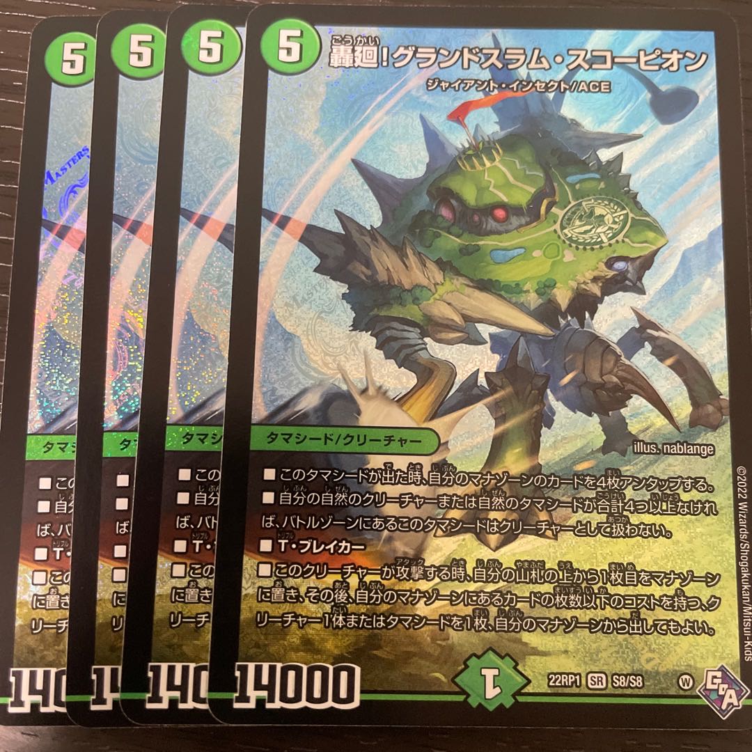 Roaring turn! Grand Slam Scorpion SR S8/S8 Set of 4